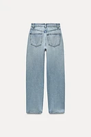 HIGH-WAISTED TRF MOM FIT JEANS