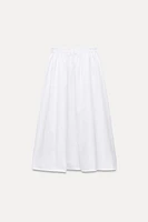 PLEATED MIDI SKIRT