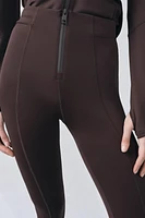 HEAT-SEALED ZIPPER LEGGINGS ZW COLLECTION