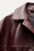 LEATHER JACKET ZW COLLECTION