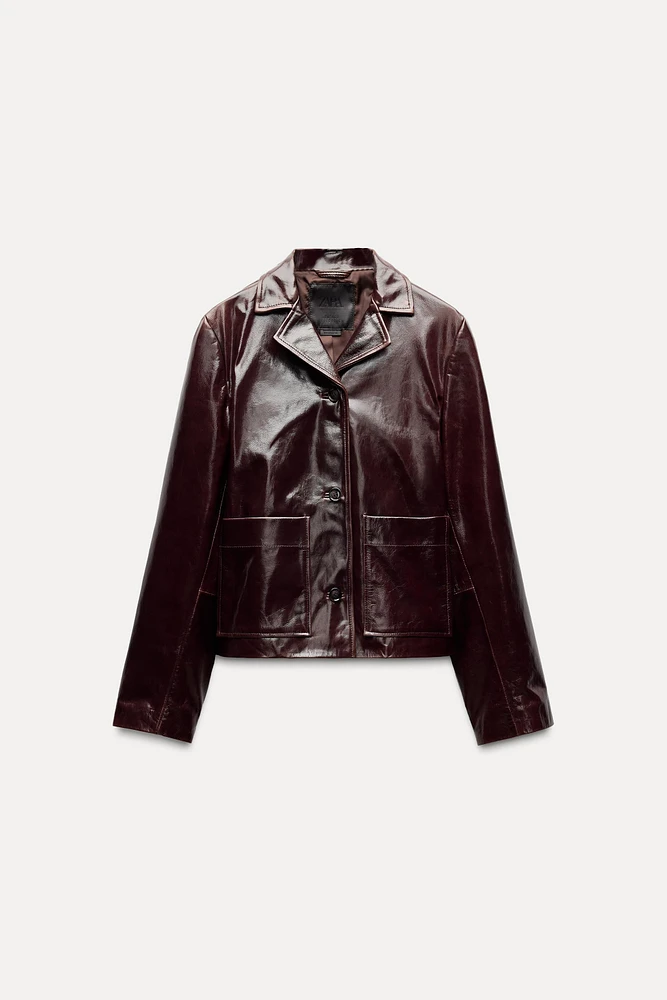 100% LEATHER JACKET ZW COLLECTION