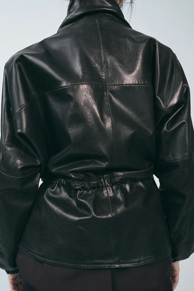 100% LEATHER JACKET ZW COLLECTION