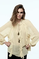 RUFFLED ROMANTIC SHIRT