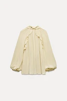 RUFFLED ROMANTIC SHIRT