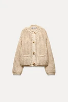 CHUNKY KNIT CARDIGAN