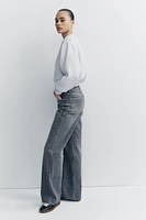 TRF HIGH RISE WIDE LEG JEANS