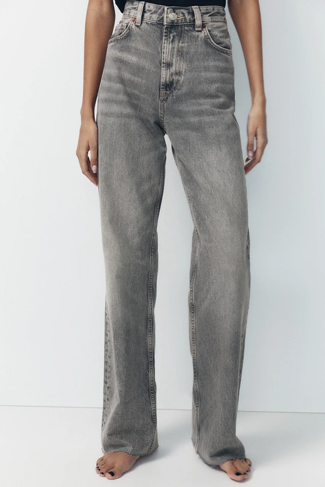 FULL LENGTH TRF HIGH RISE WIDE LEG JEANS