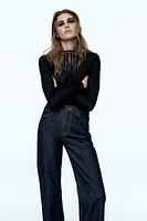 STRAIGHT LEG LONG LENGTH Z1975 JEANS WITH A HIGH WAIST