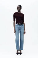 Z1975 HIGH WAIST STRAIGHT LEG JEANS