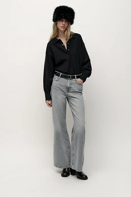 Z1975 HIGH RISE WIDE LEG JEANS