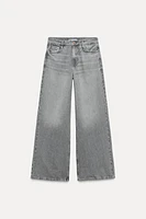 Z1975 HIGH RISE WIDE LEG LONG LENGTH JEANS