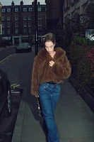 FAUX FUR SHORT COAT