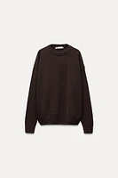 BASIC CASHMERE AND WOOL SWEATER