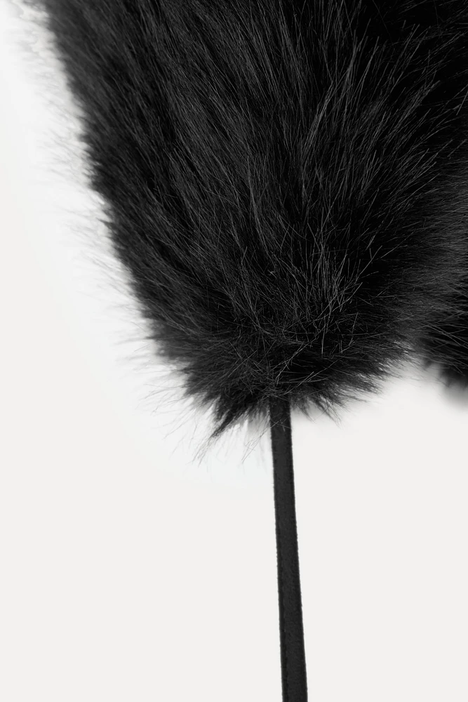 FAUX FUR AVIATOR HAT