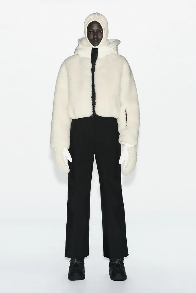 HEIQ XREFLEX™ RECCO® TECHNOLOGY FAUX SHEARLING JACKET SKI COLLECTION