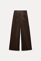 ZW COLLECTION HIGH WAIST WIDE LEG JEANS