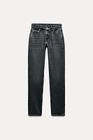 ZW COLLECTION LOW RISE STRAIGHT LEG JEANS