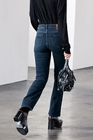 FULL LENGTH MID WAIST BOOTCUT JEANS ZW COLLECTION