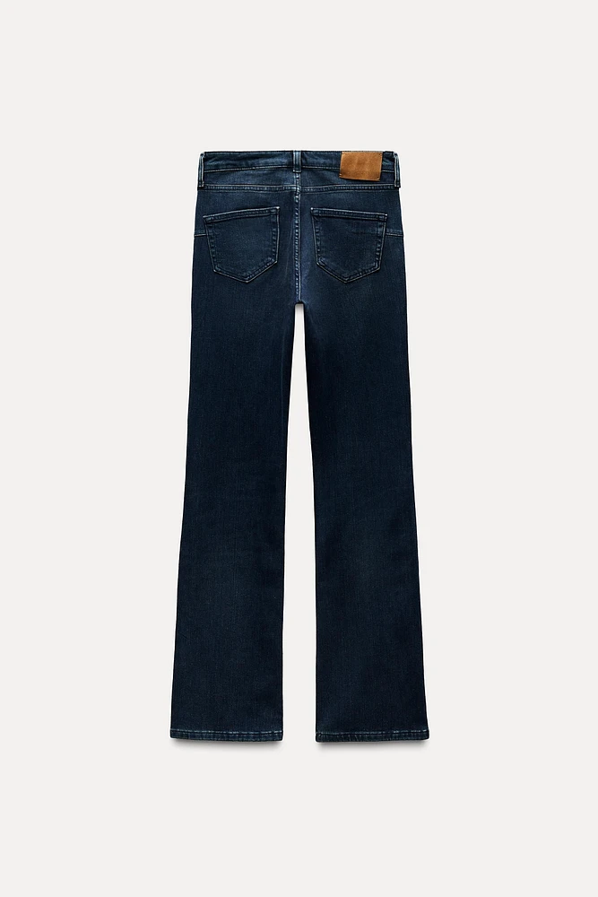 FULL LENGTH MID WAIST BOOTCUT JEANS ZW COLLECTION