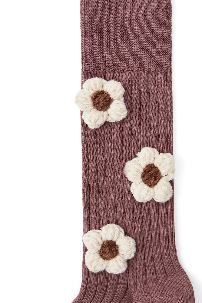 TALL FLOWER SOCKS