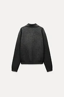 BASIC POLO COLLAR KNIT CARDIGAN