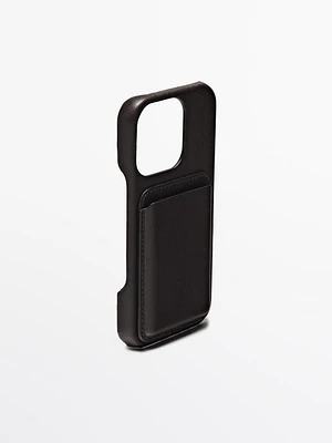 Coque iPhone 16 Pro en cuir nappa