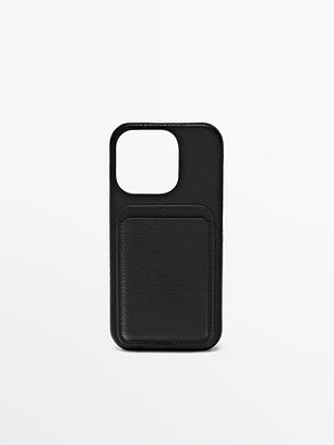 Nappa leather iPhone 16 Pro case