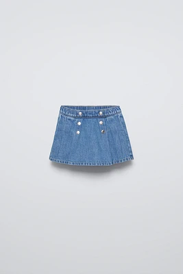 JUPE-SHORT EN JEAN