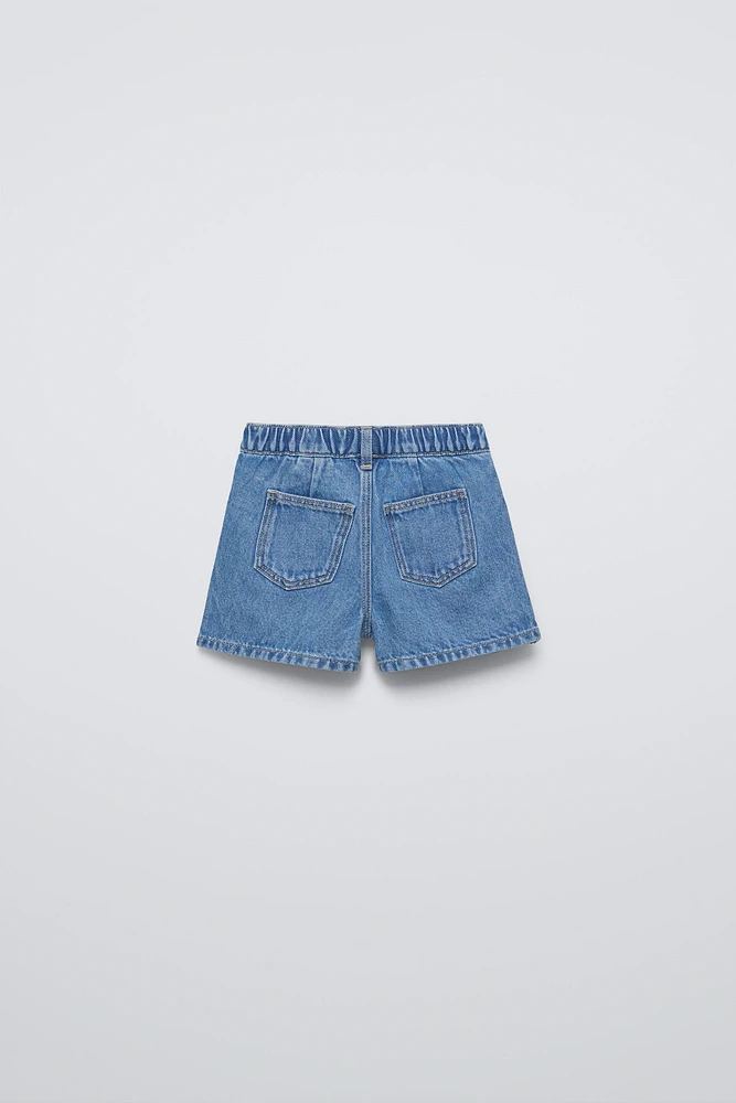 JUPE-SHORT EN JEAN