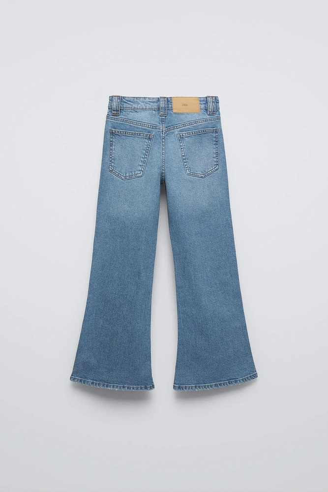 FLARED JEANS WITH POCKETS