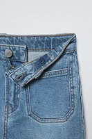 FLARED JEANS WITH POCKETS