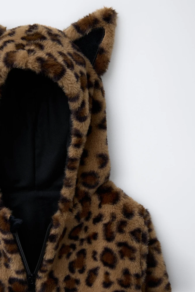 FAUX FUR LEOPARD COSTUME