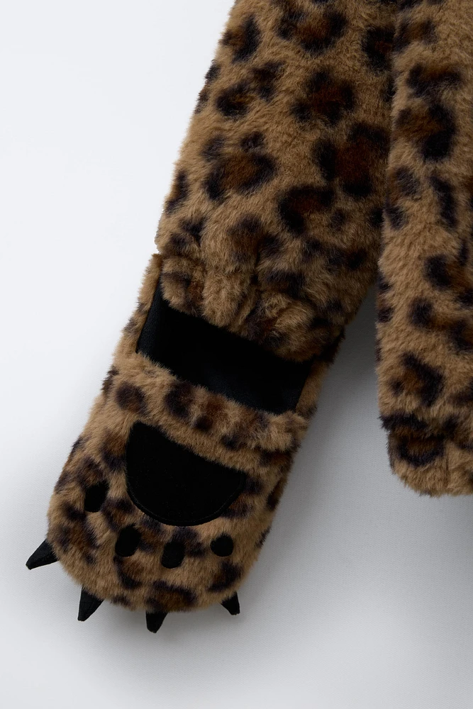 FAUX FUR LEOPARD COSTUME