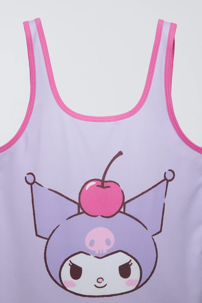 6-14 ANS/ MAILLOT DE BAIN KUROMI © SANRIO