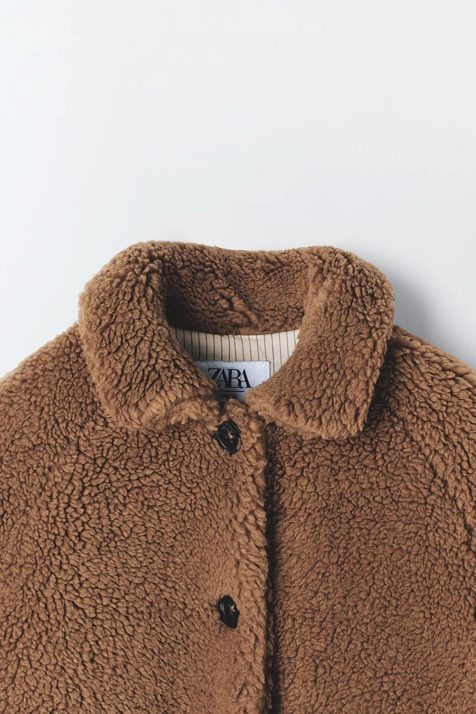 MANTEAU LONG EFFET MOUTON ÉDITION LIMITÉE
