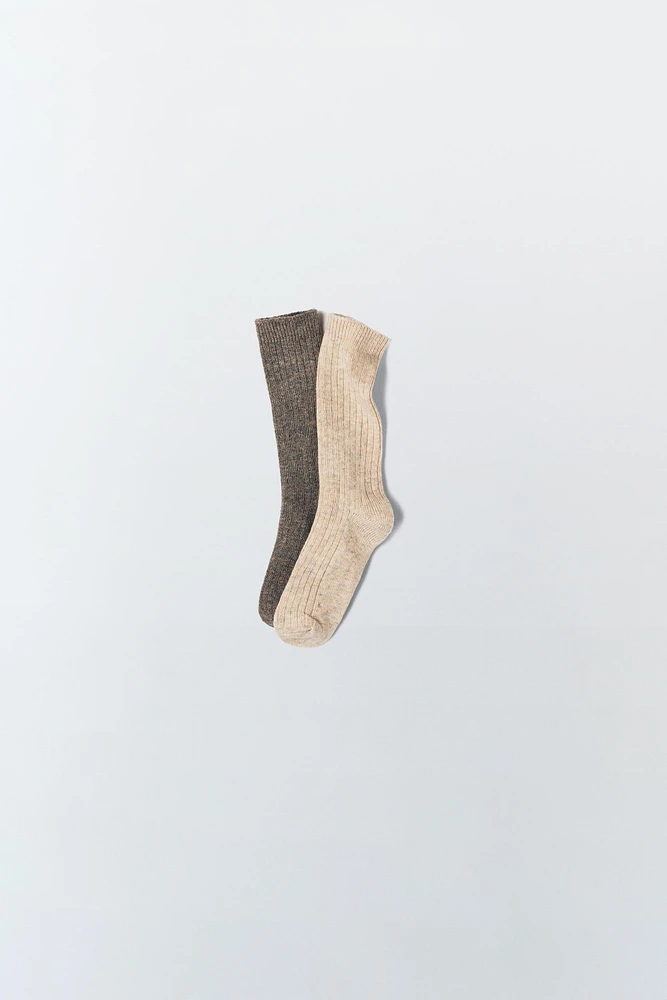 TWO-PACK OF RIBBED SOCKS LIMITED EDITION