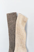 TWO-PACK OF RIBBED SOCKS LIMITED EDITION