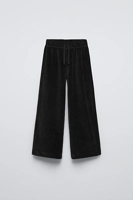 WIDE LEG CORDUROY PANTS