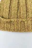 WOOL AND ALPACA BLEND KNIT HAT