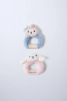 PACK OF TWO MY MELODY AND CINNAMOROLL © SANRIO HAIR TIES