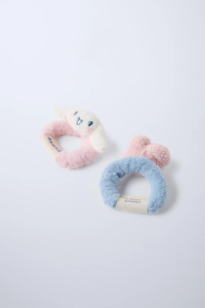 PACK OF TWO MY MELODY AND CINNAMOROLL © SANRIO HAIR TIES