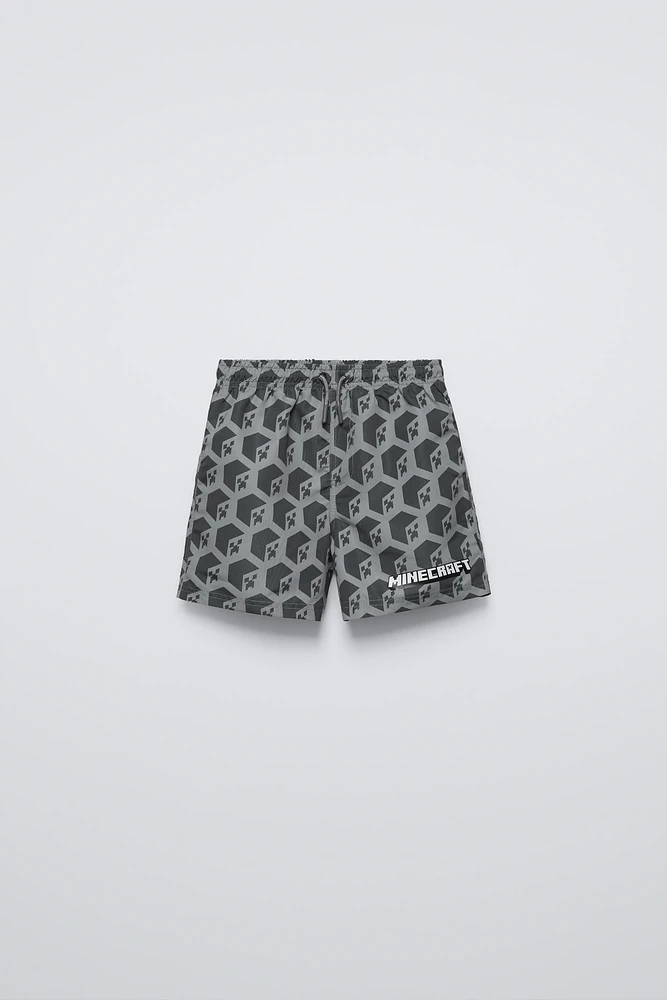 6-14 YEARS/ MINECRAFT © MOJANG AB ™ SWIM SHORTS