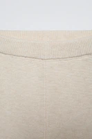 STRUCTURED KNIT PANTS