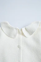 PETER PAN COLLAR KNIT SWEATER