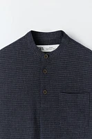 CHECKERED STAND COLLAR SHIRT LIMITED EDITION