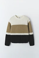 STRIPED WOOL BLEND SWEATER LIMITED EDITION