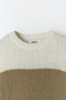 STRIPED WOOL BLEND SWEATER LIMITED EDITION