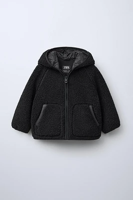 HOODED FLEECE JACKET