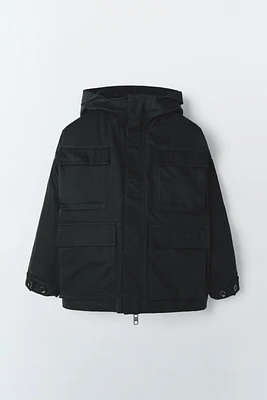 QUILTED PARKA WITH REMOVABLE INTERIOR LIMITED EDITION