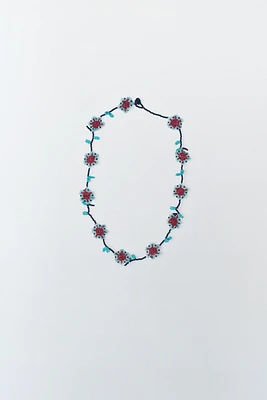 BEADED FLORAL NECKLACE LIMITED EDITION